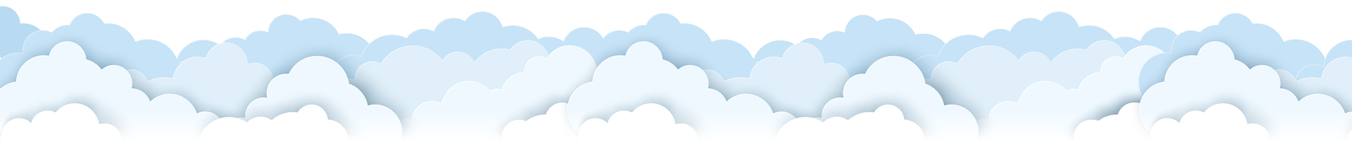 stacked clouds illustration